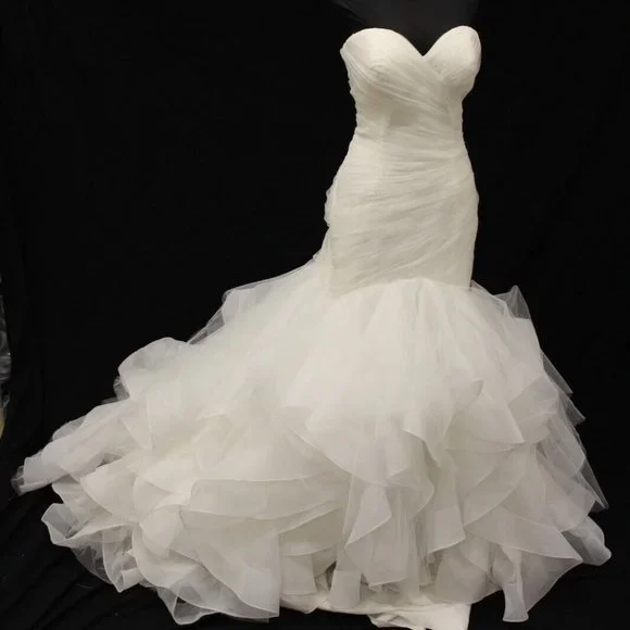 fitted lace wedding dress ARIEL WEDDING DRESS BY LOVE STORY LONDON main image 0
